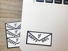 Load image into Gallery viewer, Happy Mail Vinyl Sticker | Cute Snail Mail Sticker
