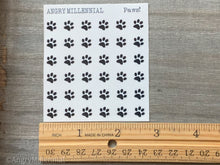 Load image into Gallery viewer, Small Paw Print Stickers
