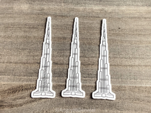 Load image into Gallery viewer, Burj Khalifa Vinyl Sticker | UAE Sticker | Architecture Building Gift | Dubai Gift | برج خليفة
