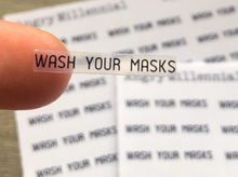Load image into Gallery viewer, Wash your Masks Clear Planner Stickers
