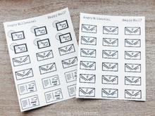 Load image into Gallery viewer, Small Happy Mail Planner Sticker Sheet
