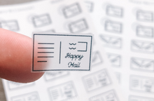 Load image into Gallery viewer, Small Happy Mail Planner Sticker Sheet
