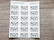 Load image into Gallery viewer, Small Happy Mail Planner Sticker Sheet
