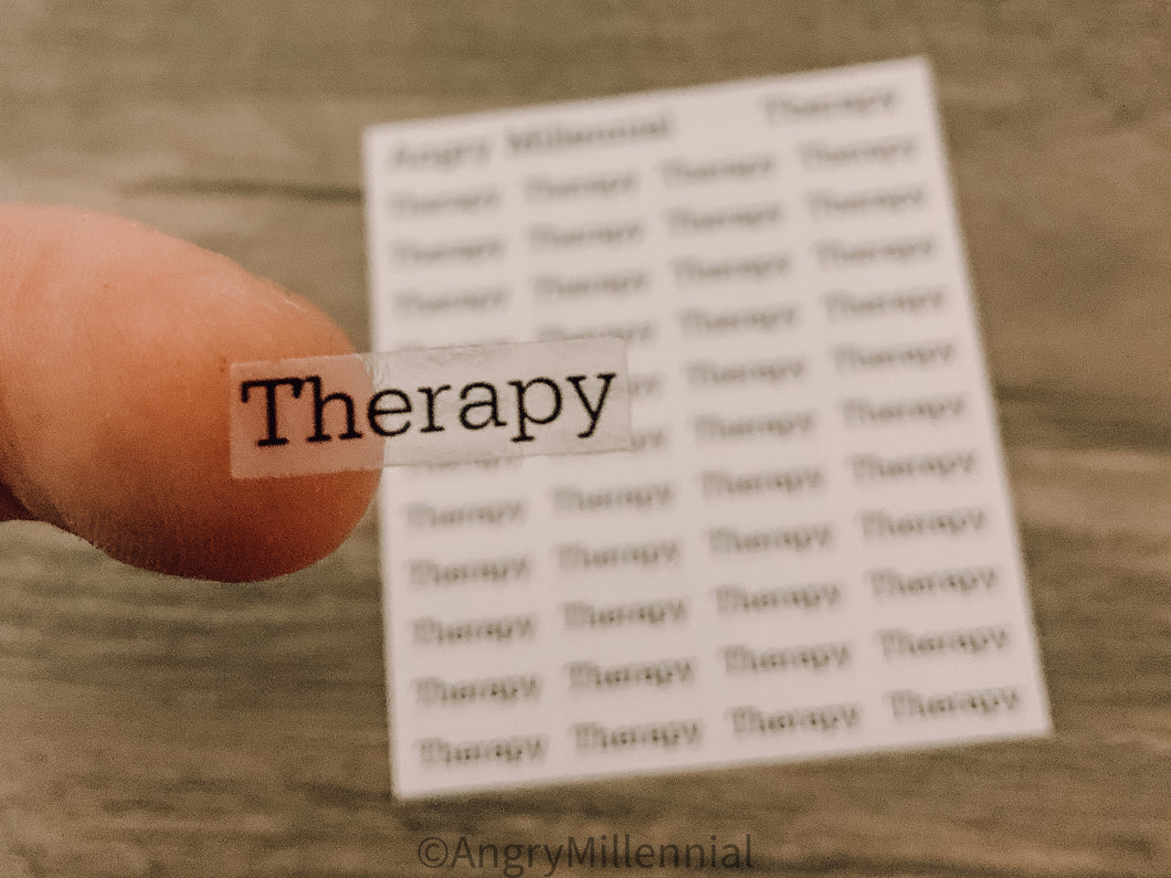 Therapy Planner Stickers | Therapy Appointment Reminder