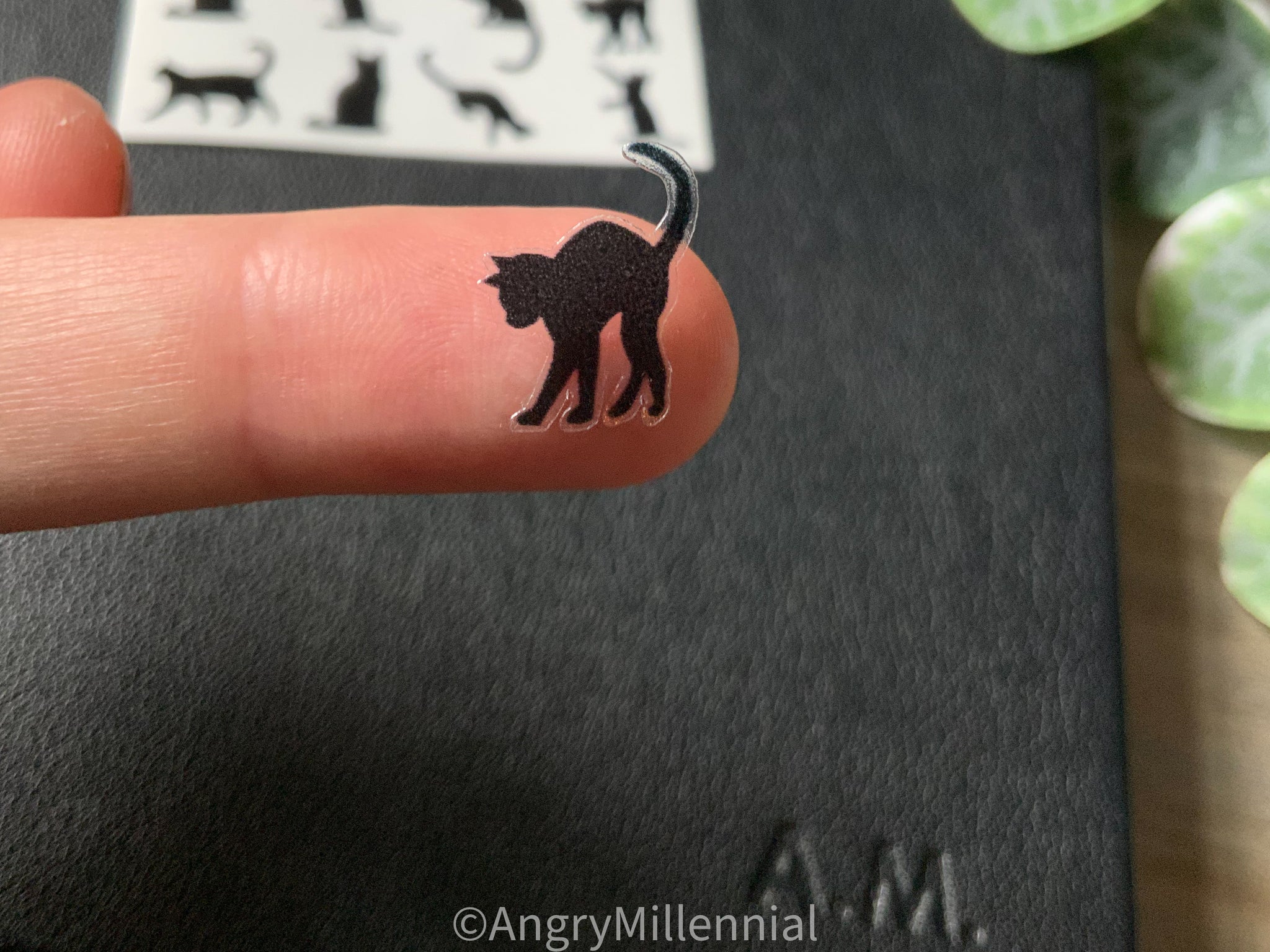 A6 Cat in a Garden Stickers - Planner stickers - Bullet Journal