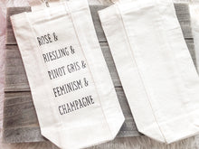Load image into Gallery viewer, Canvas Feminist Wine Tote
